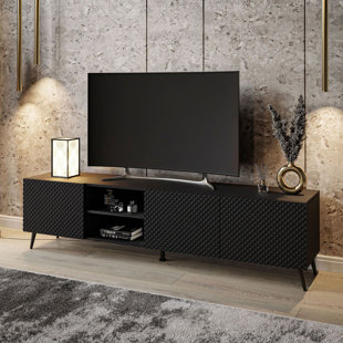 Modern entertainment center for 2024 85 inch tv